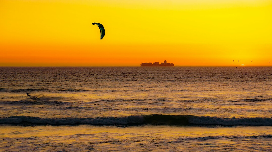 african beach sunset