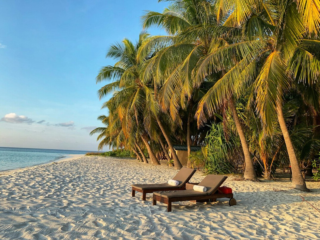 luxury island resort beach